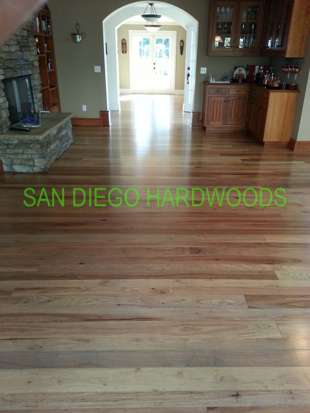 Hardwood floor refinishing and restoration in San Diego — project photo