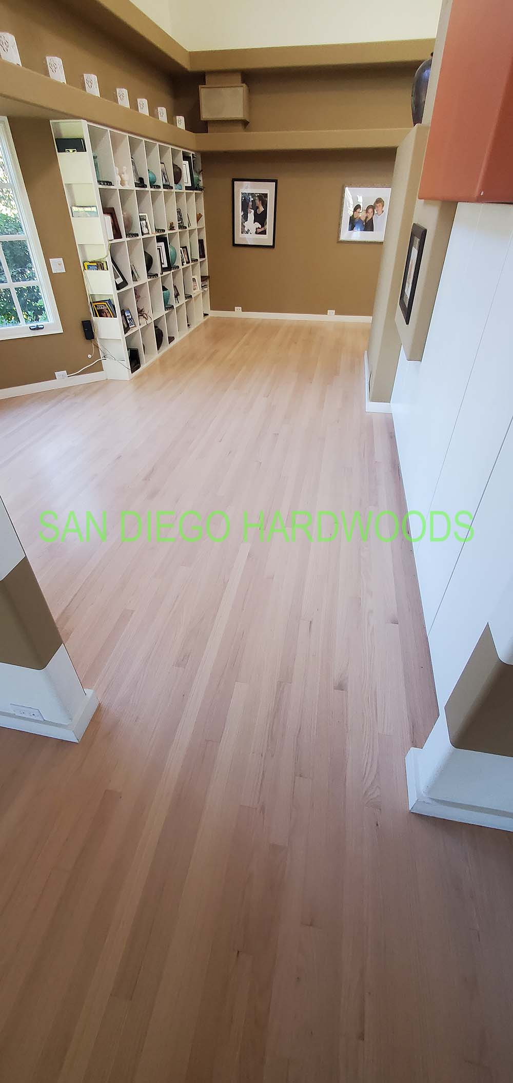 Hardwood floor refinishing and restoration in San Diego — project photo