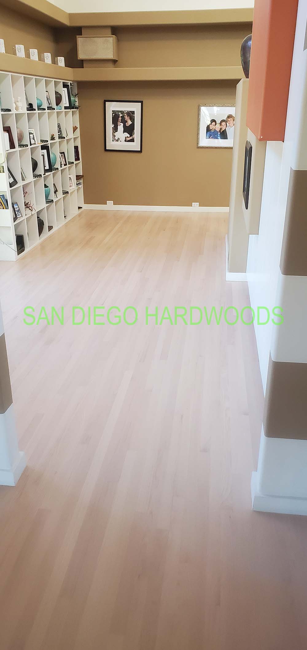 Hardwood floor refinishing and restoration in San Diego — project photo