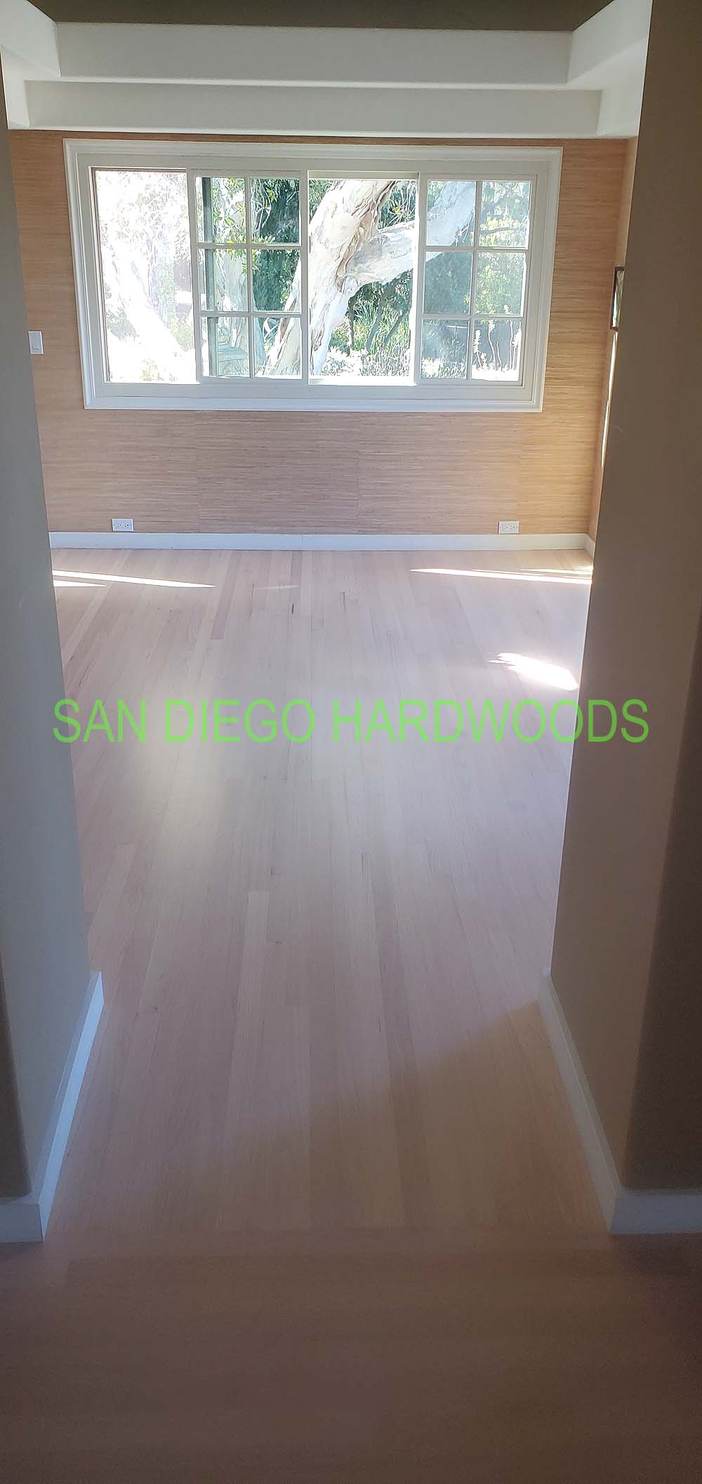 Hardwood floor refinishing and restoration in San Diego — project photo