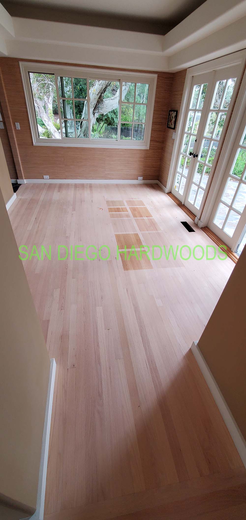 Hardwood floor refinishing and restoration in San Diego — project photo