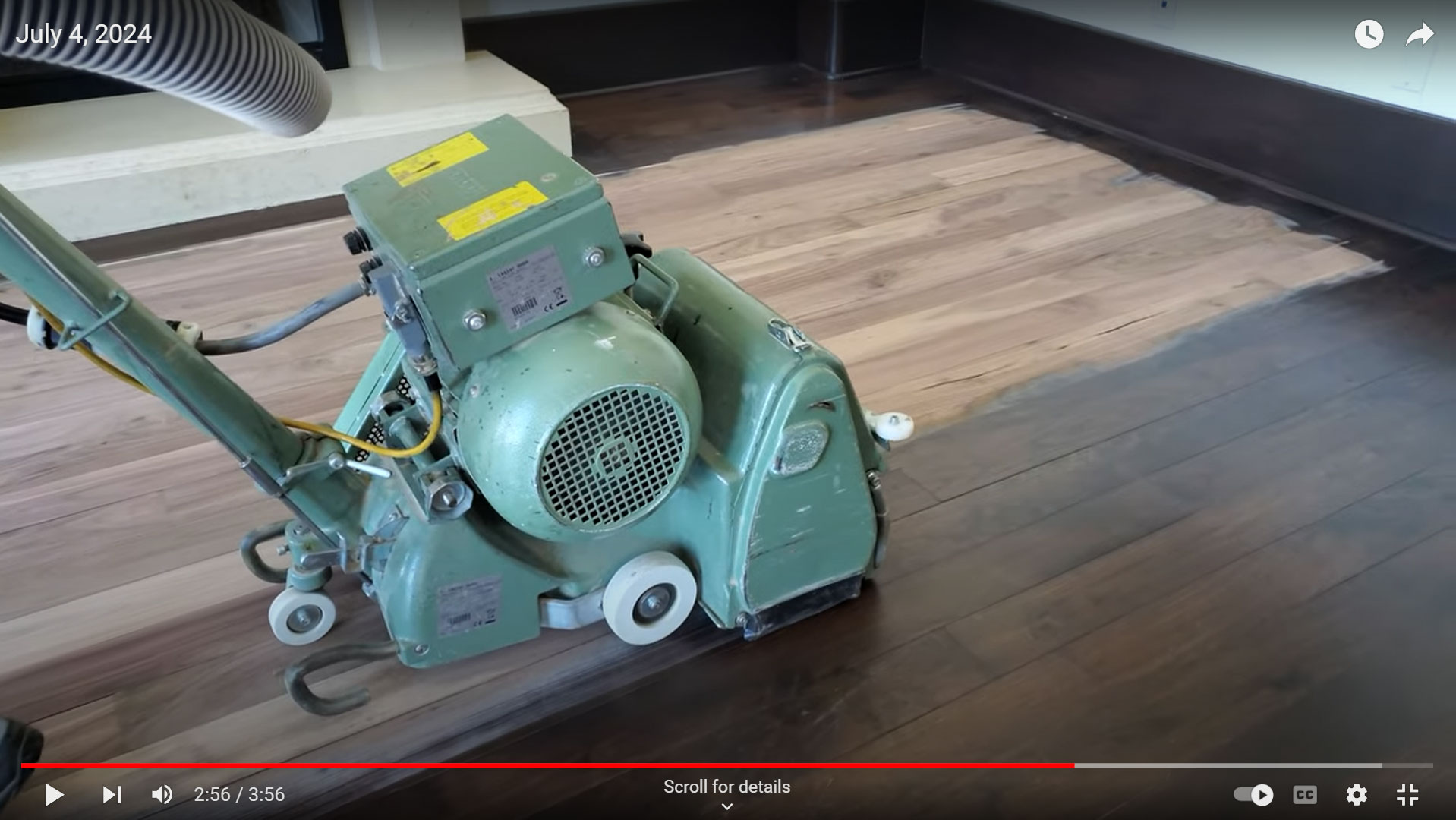 Hardwood floor refinishing and restoration in San Diego — project photo