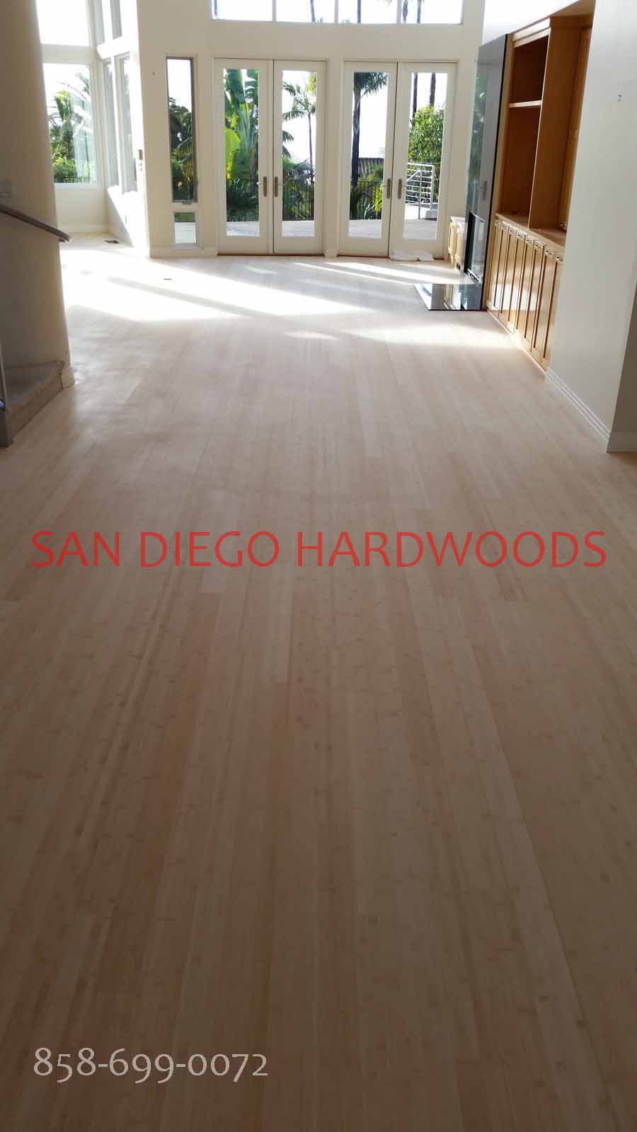 Hardwood floor refinishing and restoration in San Diego — project photo