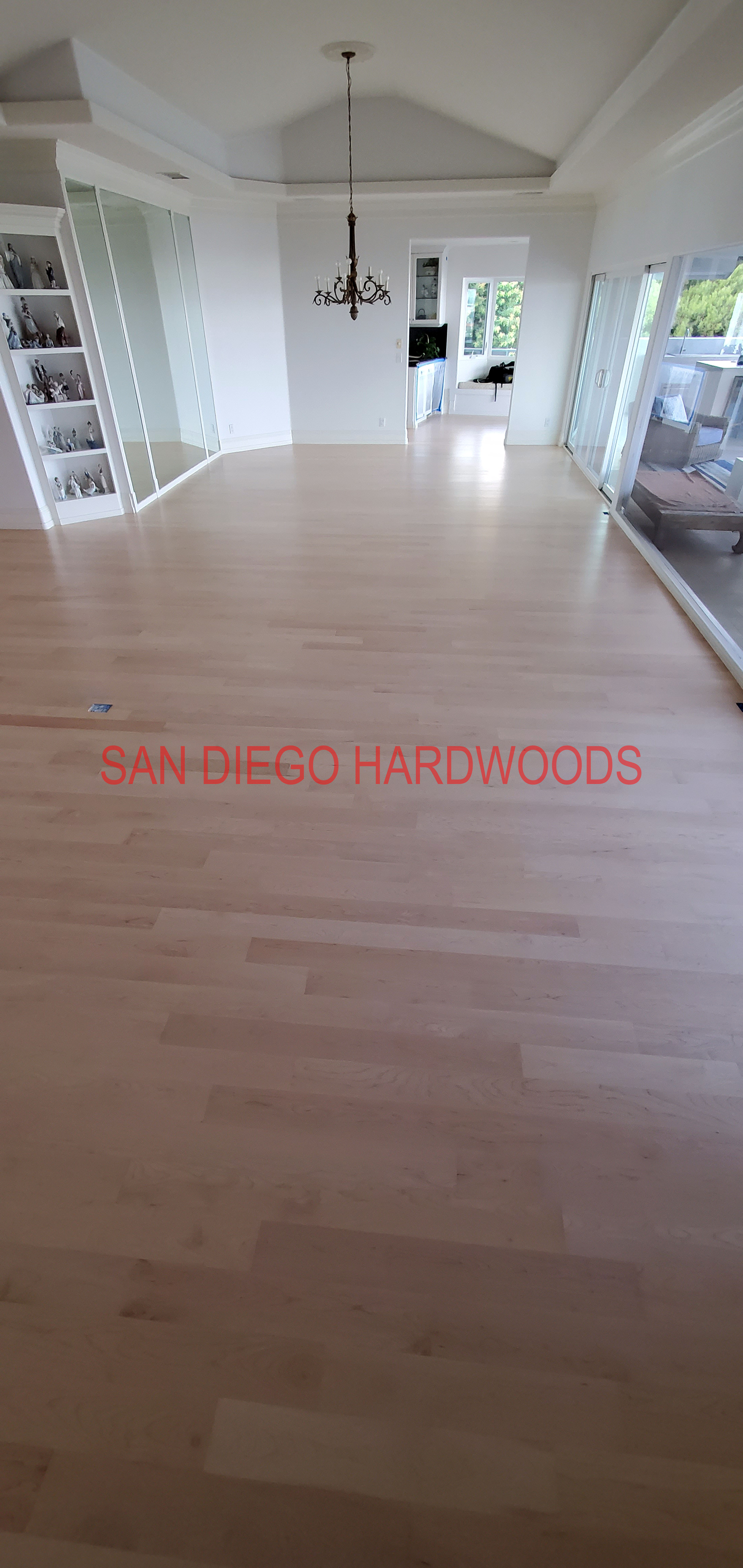 Hardwood floor refinishing and restoration in San Diego — project photo