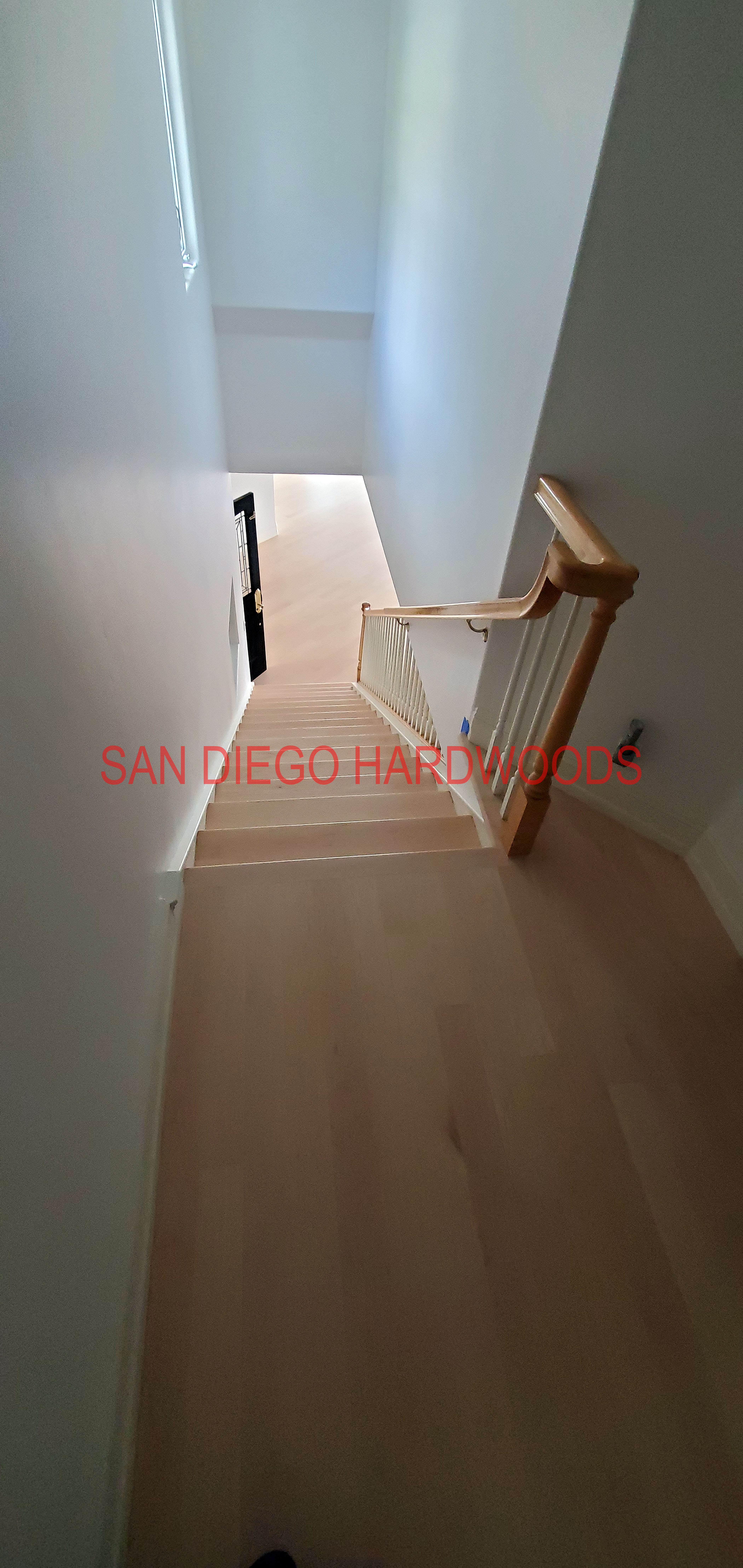 Hardwood floor refinishing and restoration in San Diego — project photo
