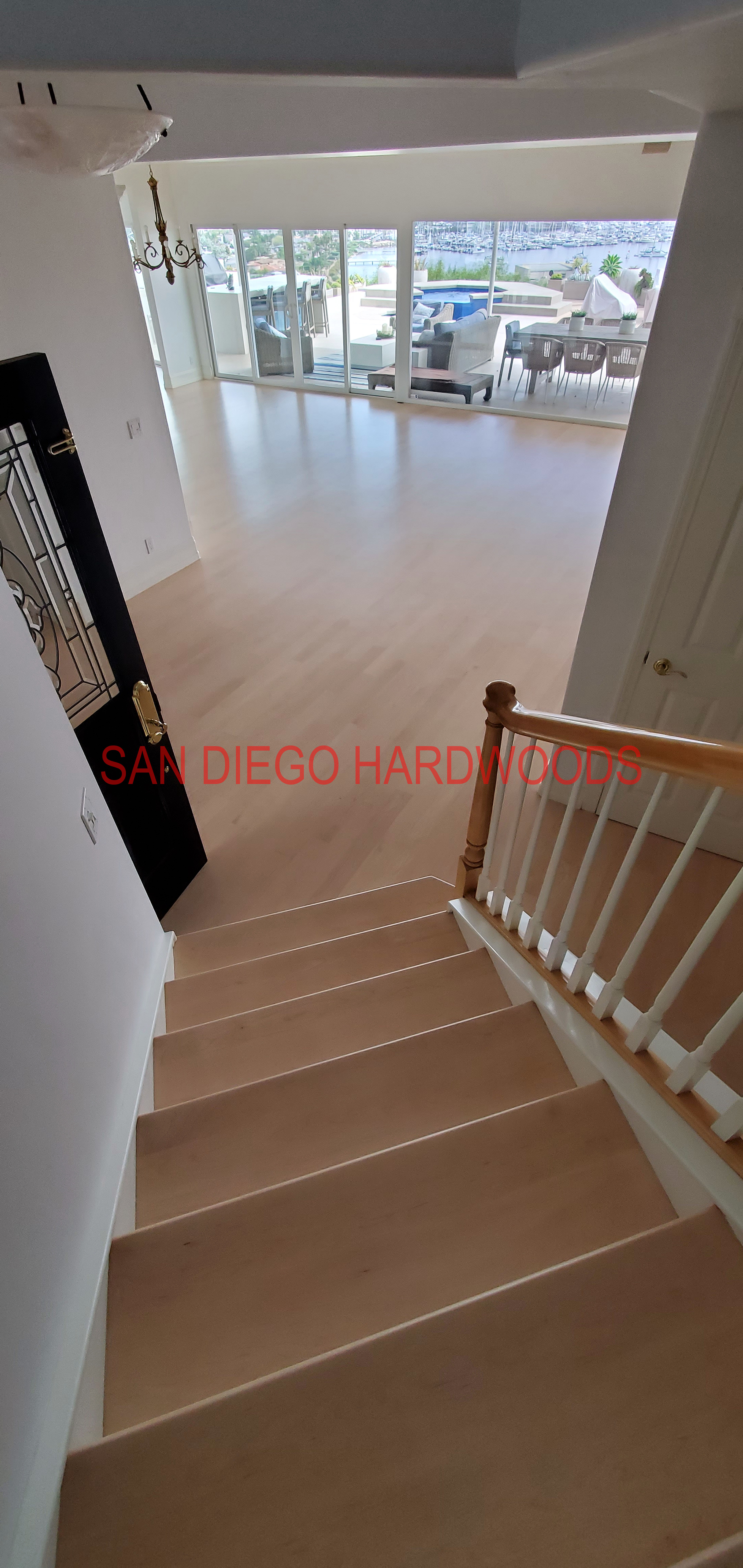 Hardwood floor refinishing and restoration in San Diego — project photo
