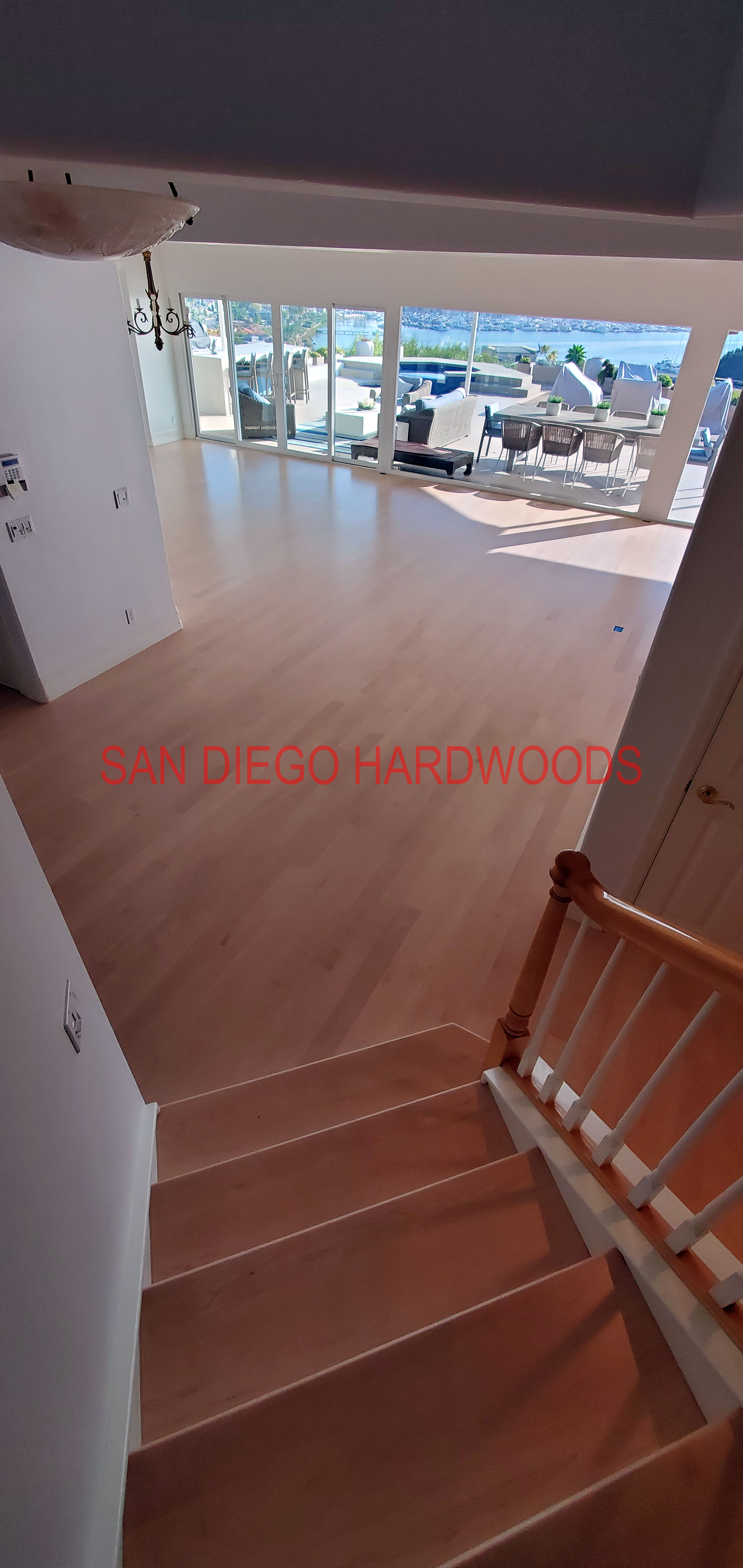 Hardwood floor refinishing and restoration in San Diego — project photo