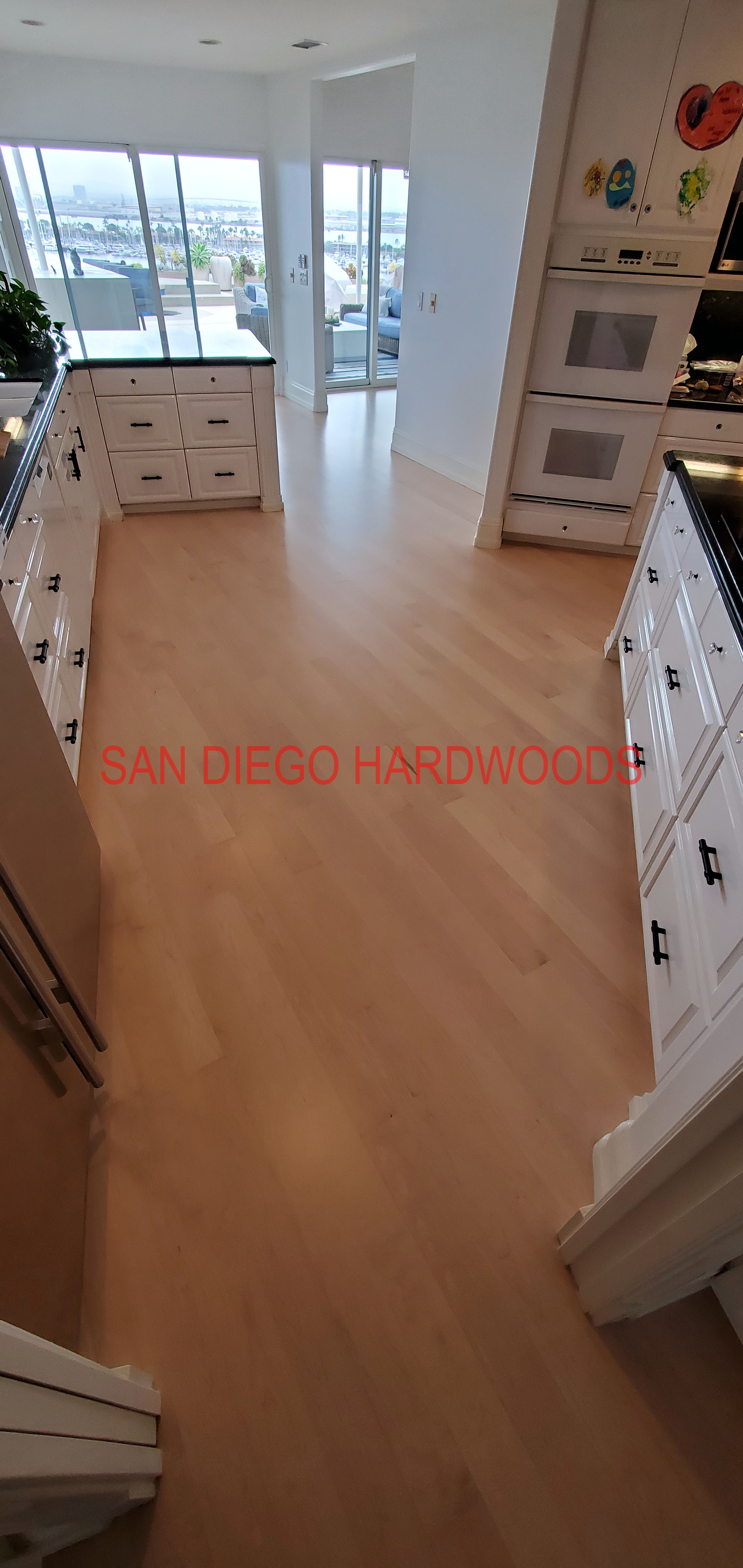 Hardwood floor refinishing and restoration in San Diego — project photo