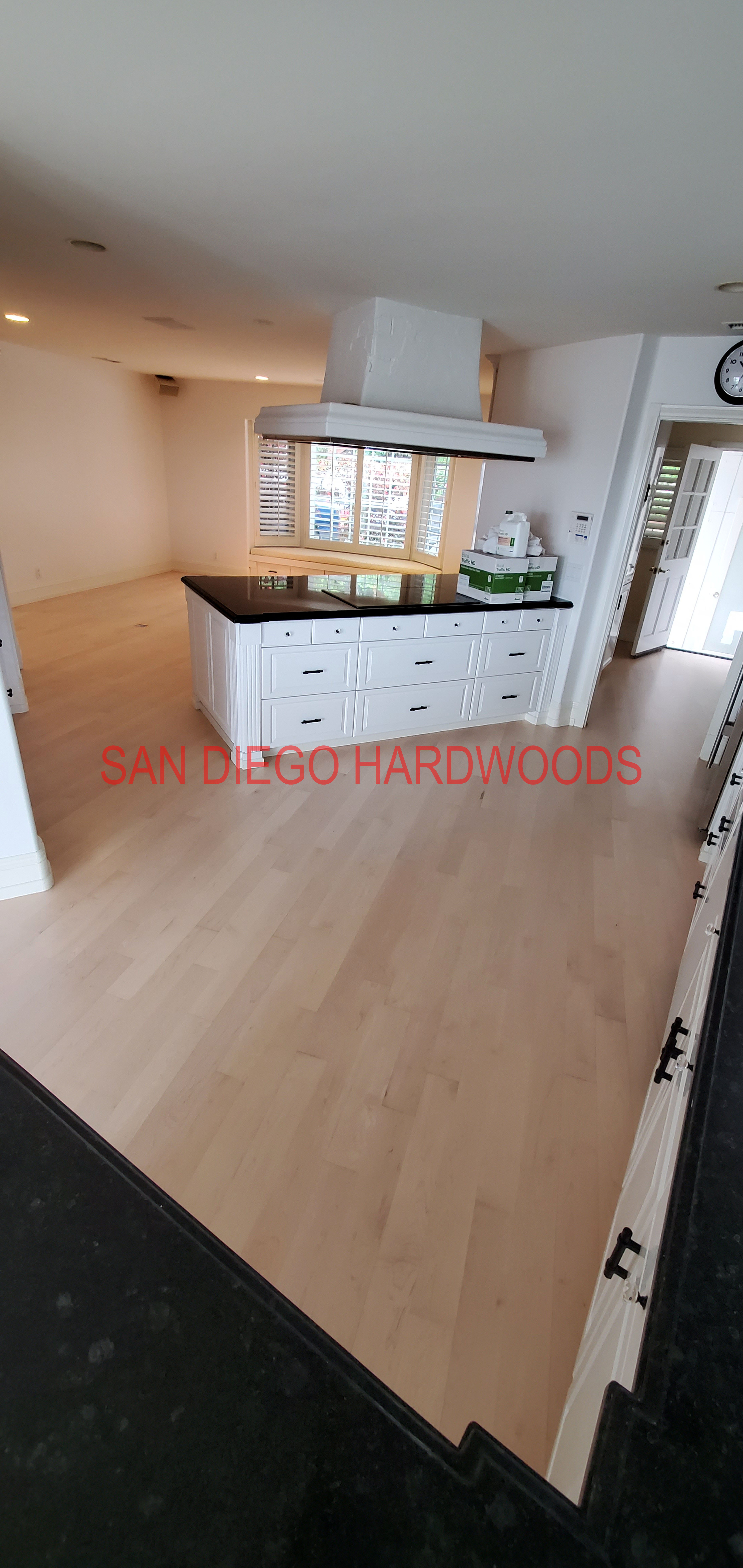 Hardwood floor refinishing and restoration in San Diego — project photo