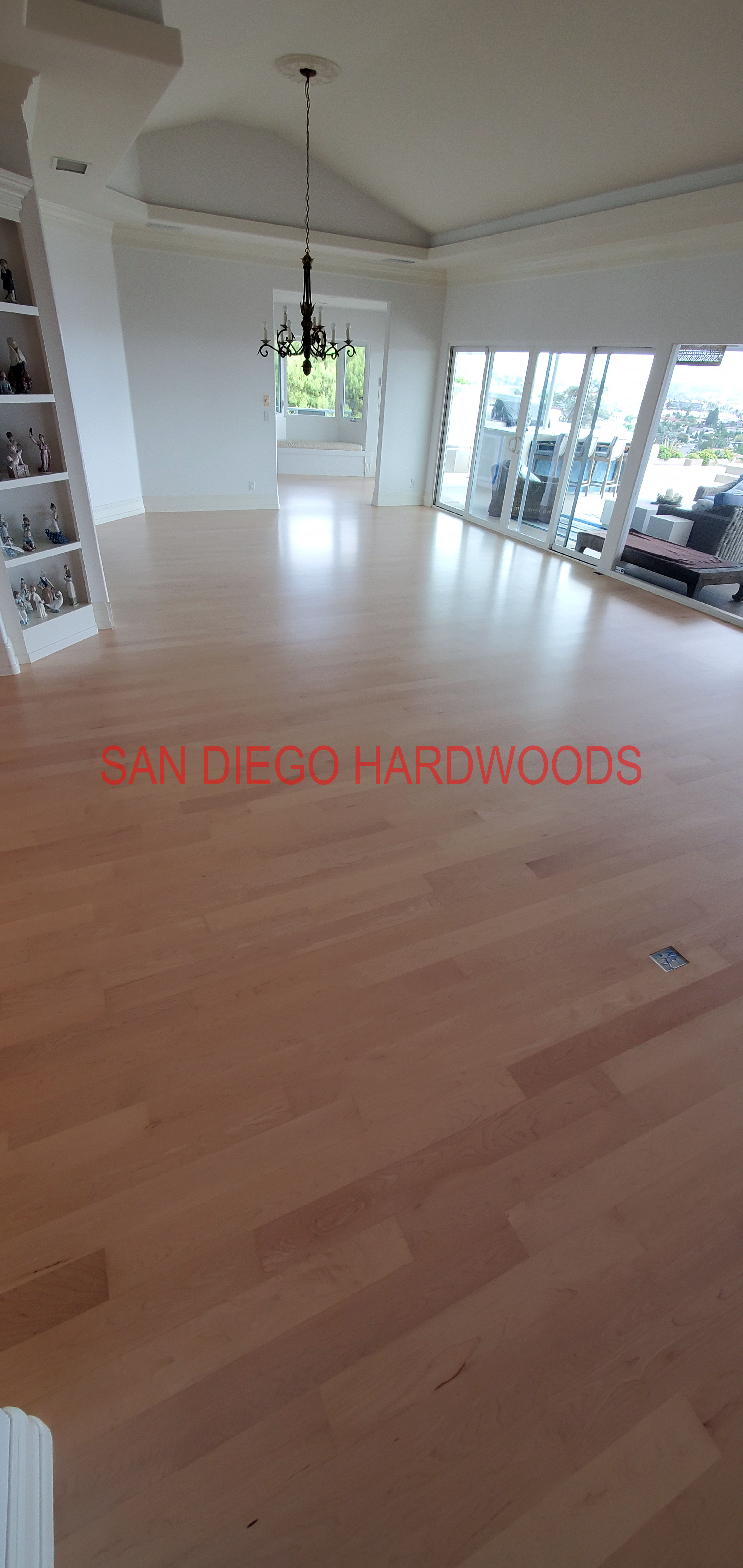 Hardwood floor refinishing and restoration in San Diego — project photo