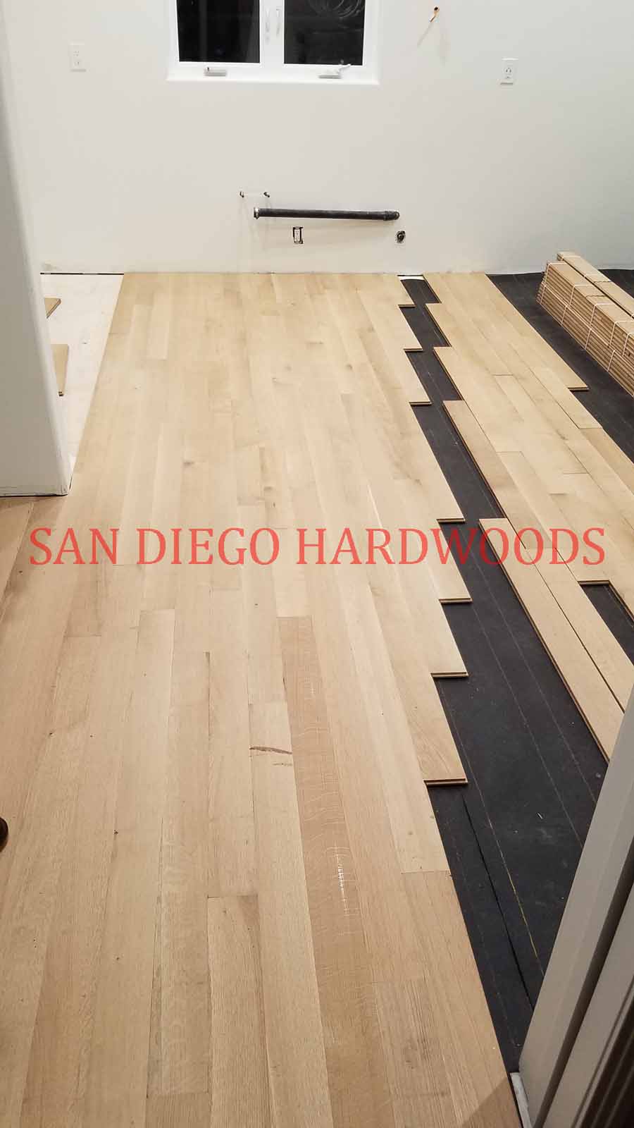 Hardwood floor refinishing and restoration in San Diego — project photo