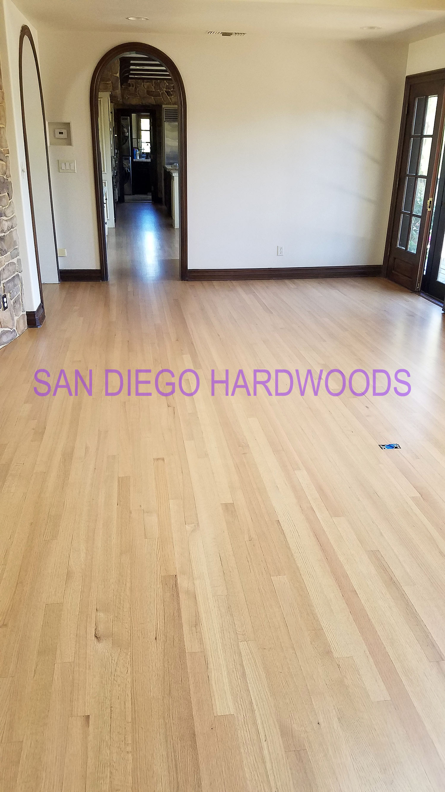 Hardwood floor refinishing and restoration in San Diego — project photo