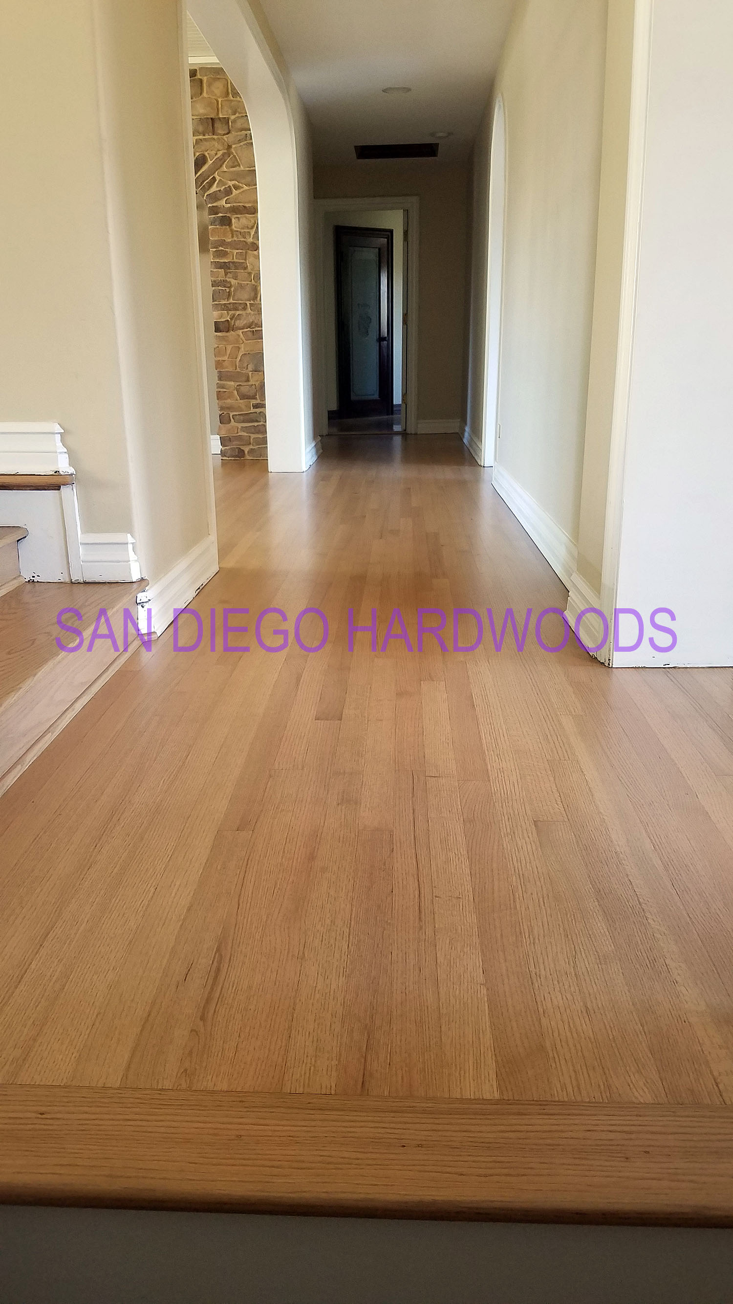 Hardwood floor refinishing and restoration in San Diego — project photo