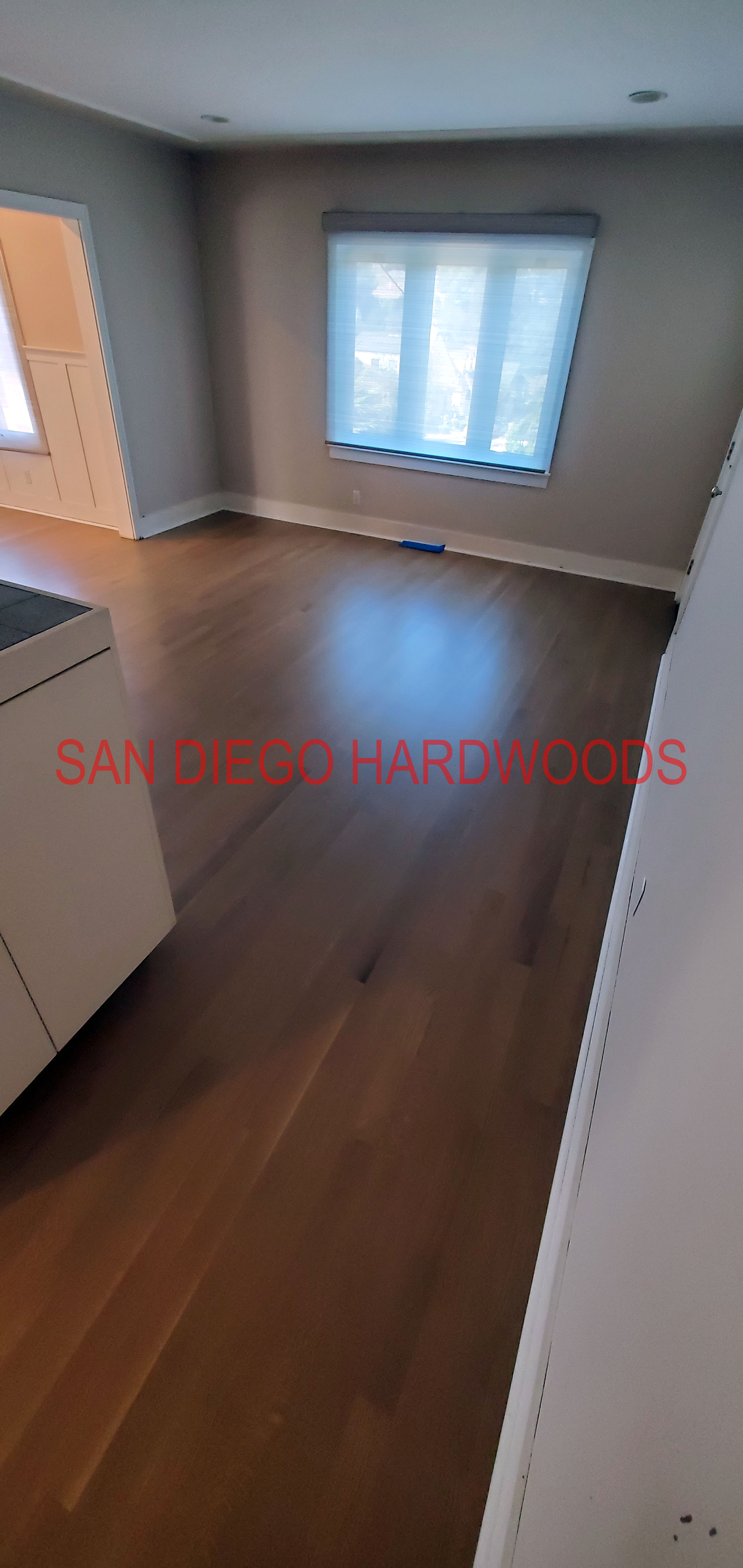 Hardwood floor refinishing and restoration in San Diego — project photo