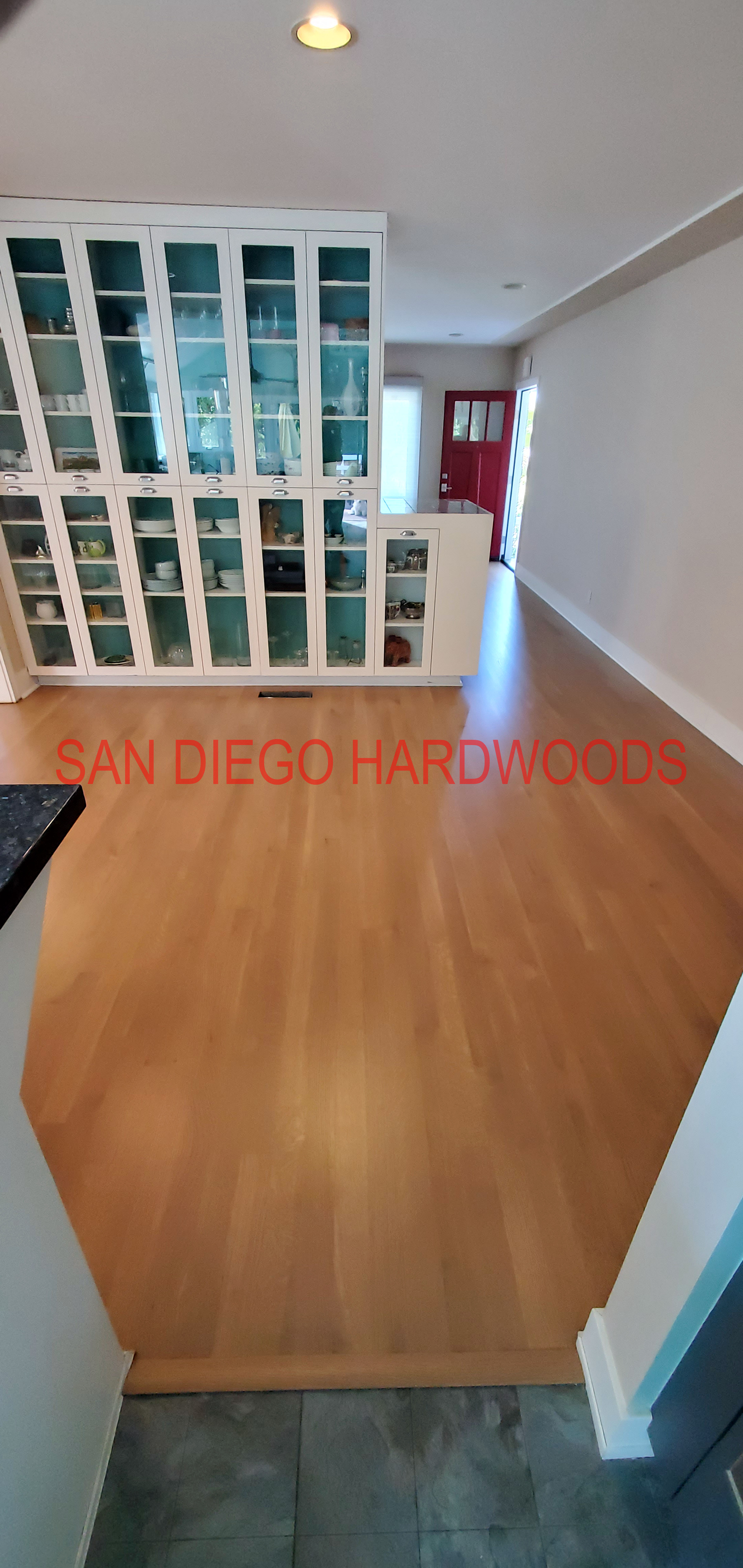 Hardwood floor refinishing and restoration in San Diego — project photo