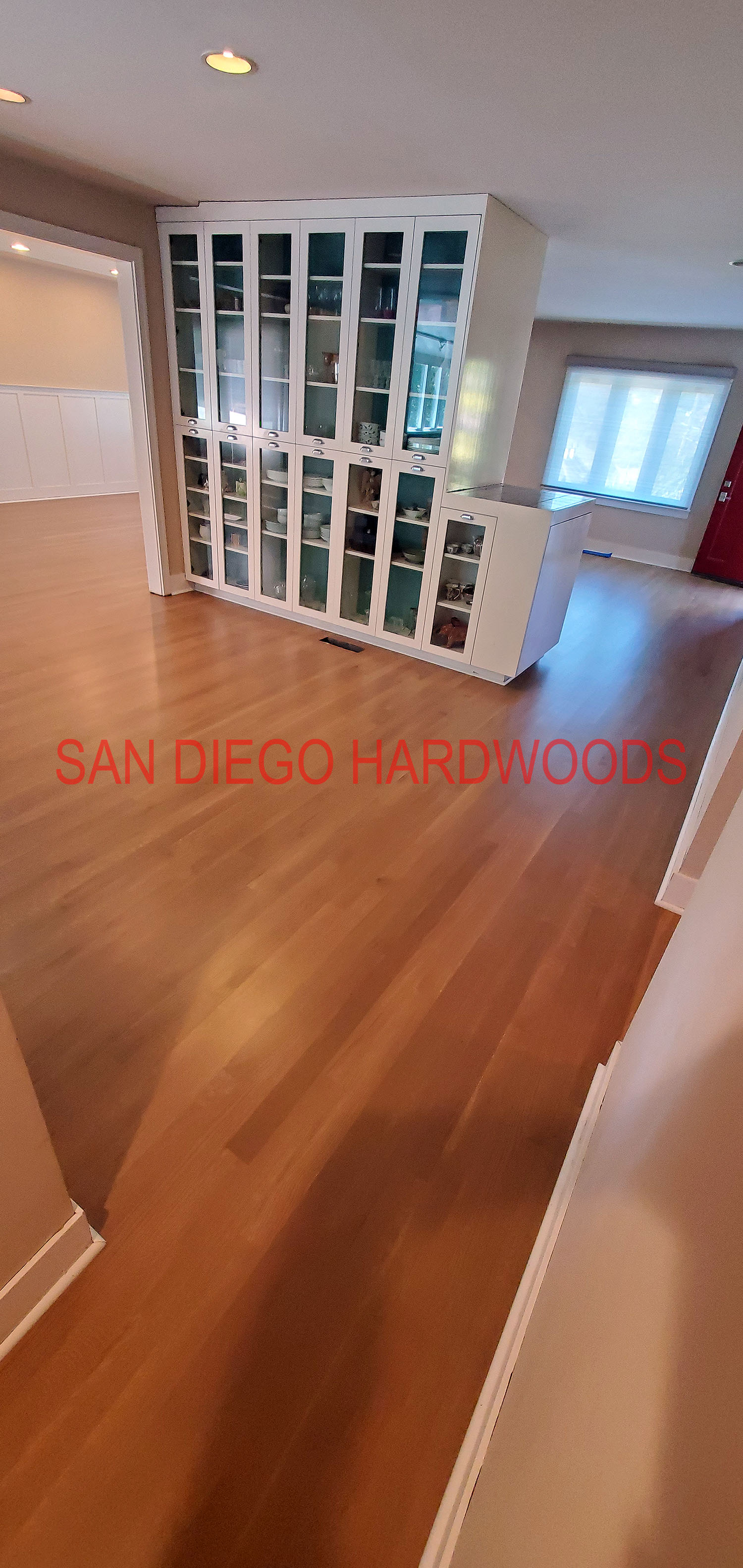 Hardwood floor refinishing and restoration in San Diego — project photo