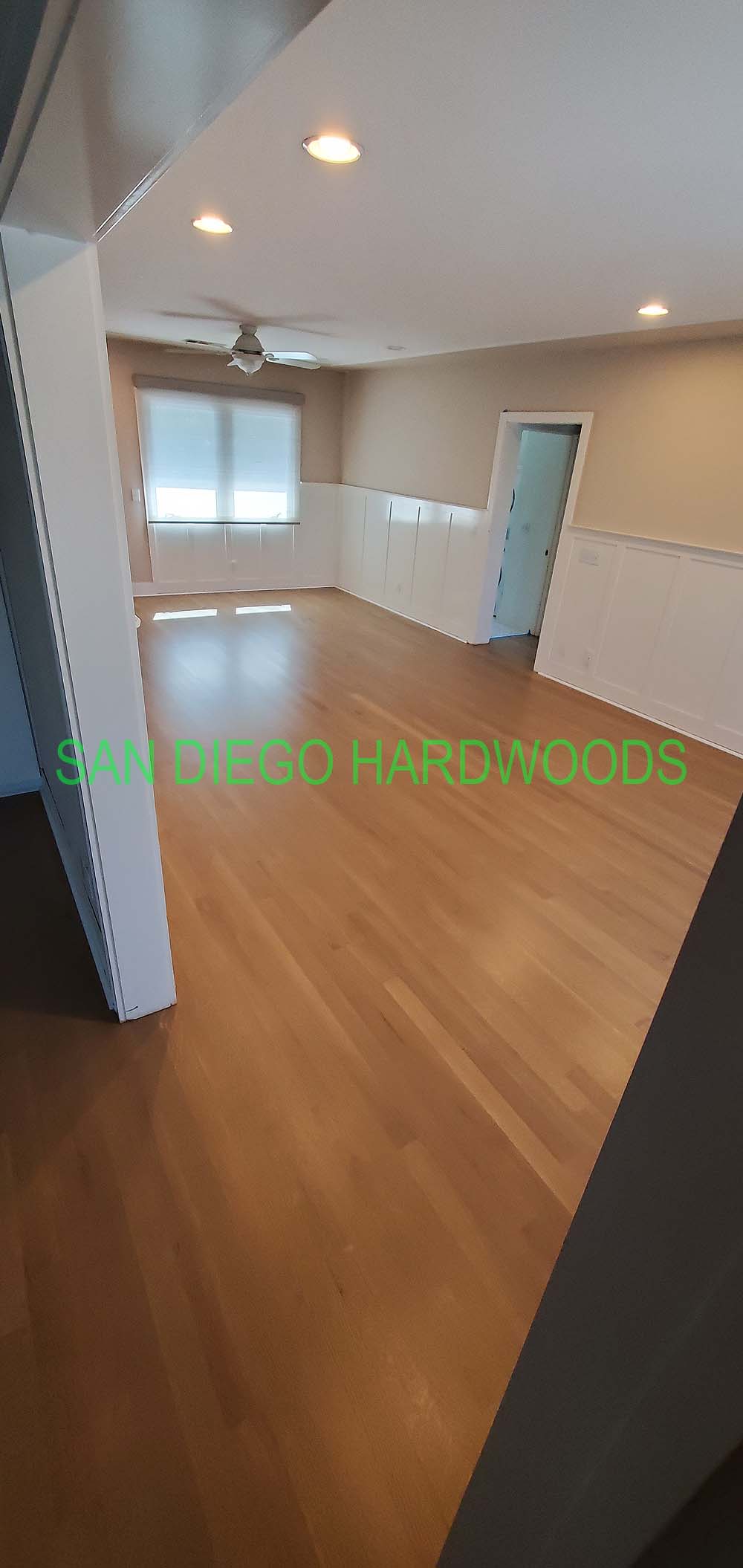 Hardwood floor refinishing and restoration in San Diego — project photo