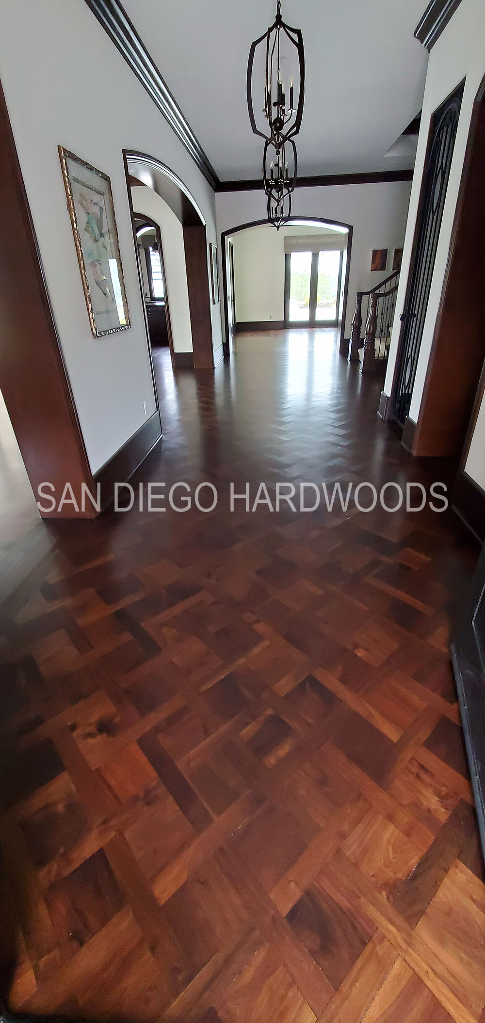 Hardwood floor refinishing and restoration in San Diego — project photo