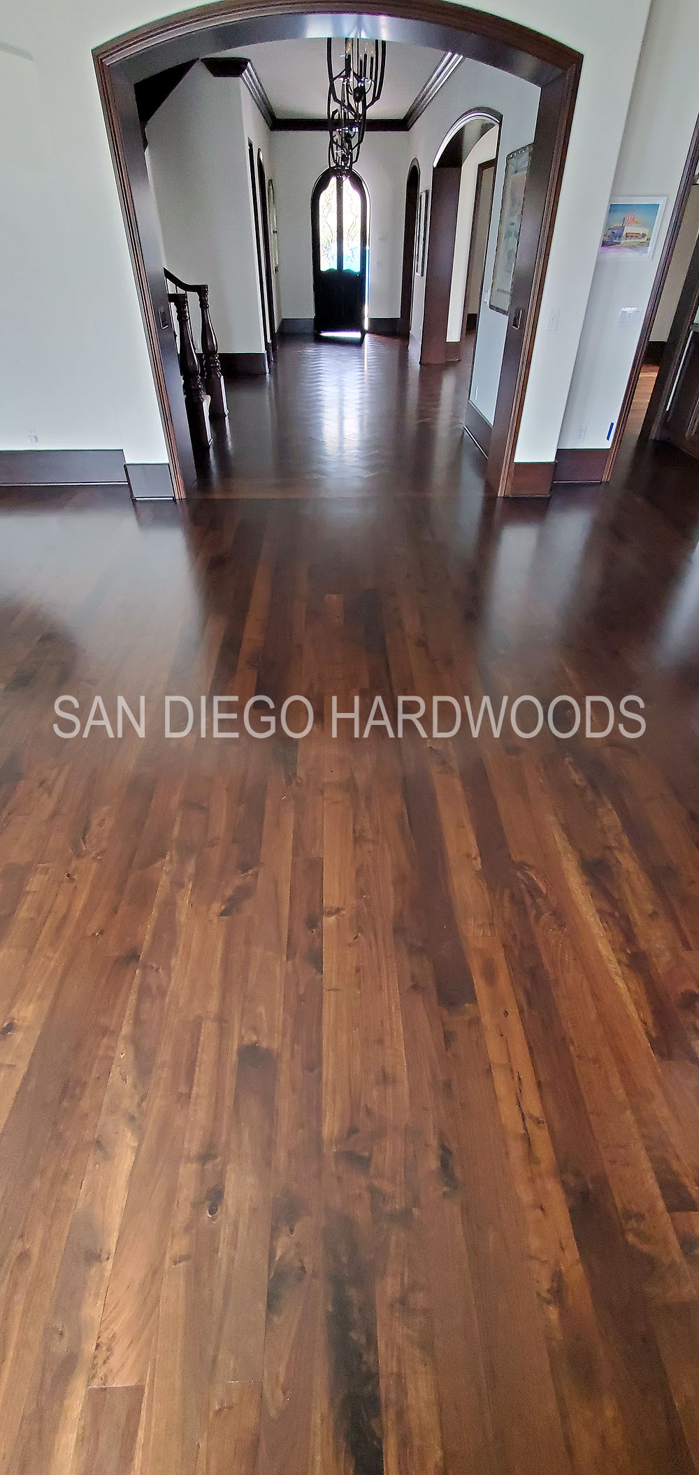 Hardwood floor refinishing and restoration in San Diego — project photo