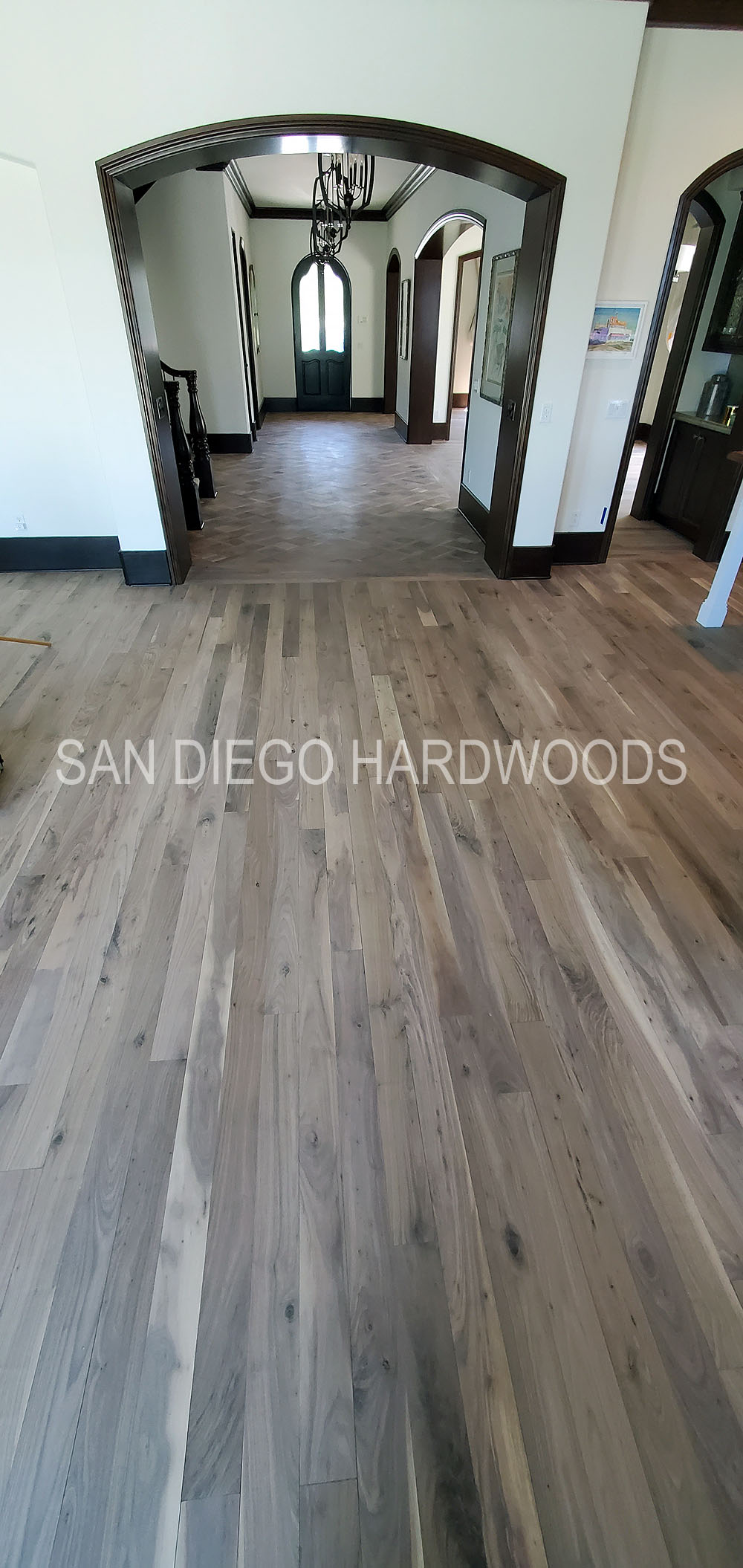 Hardwood floor refinishing and restoration in San Diego — project photo