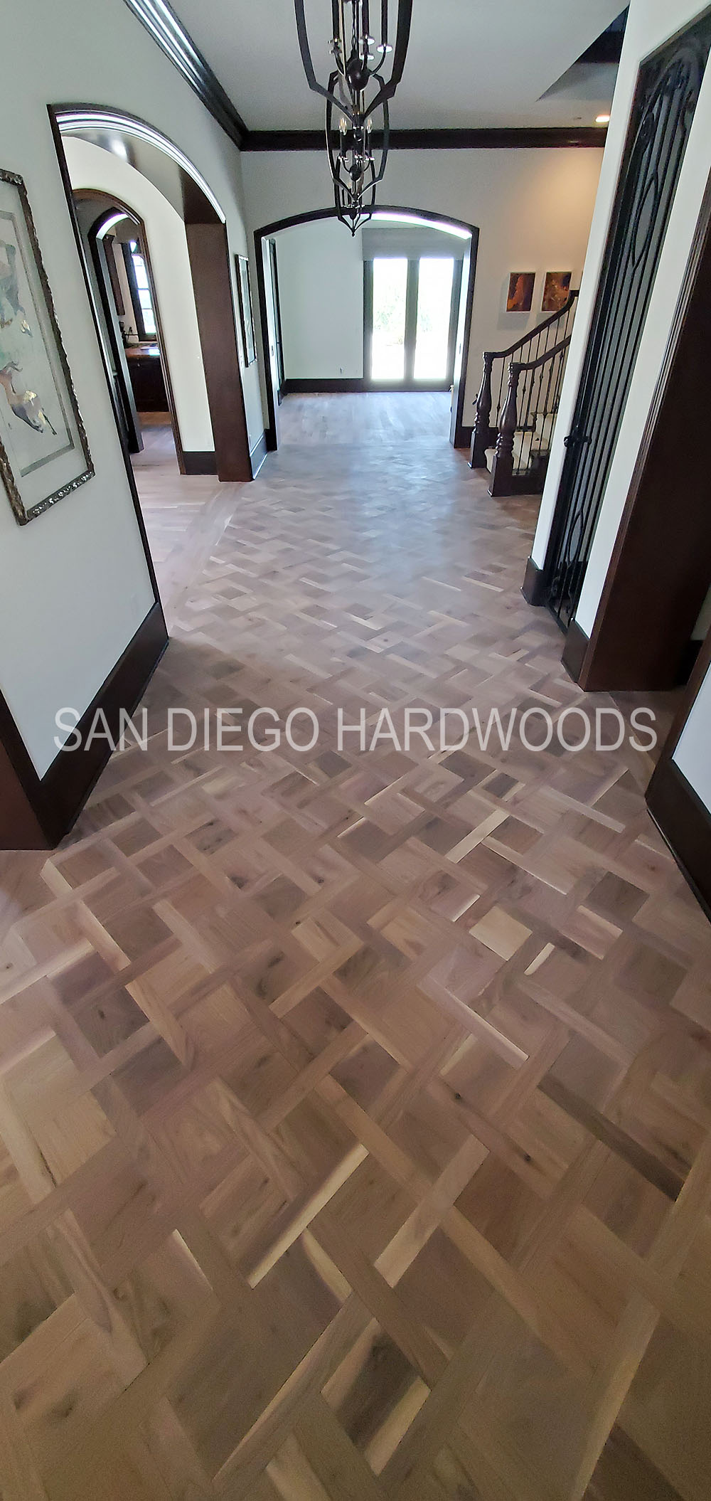 Hardwood floor refinishing and restoration in San Diego — project photo