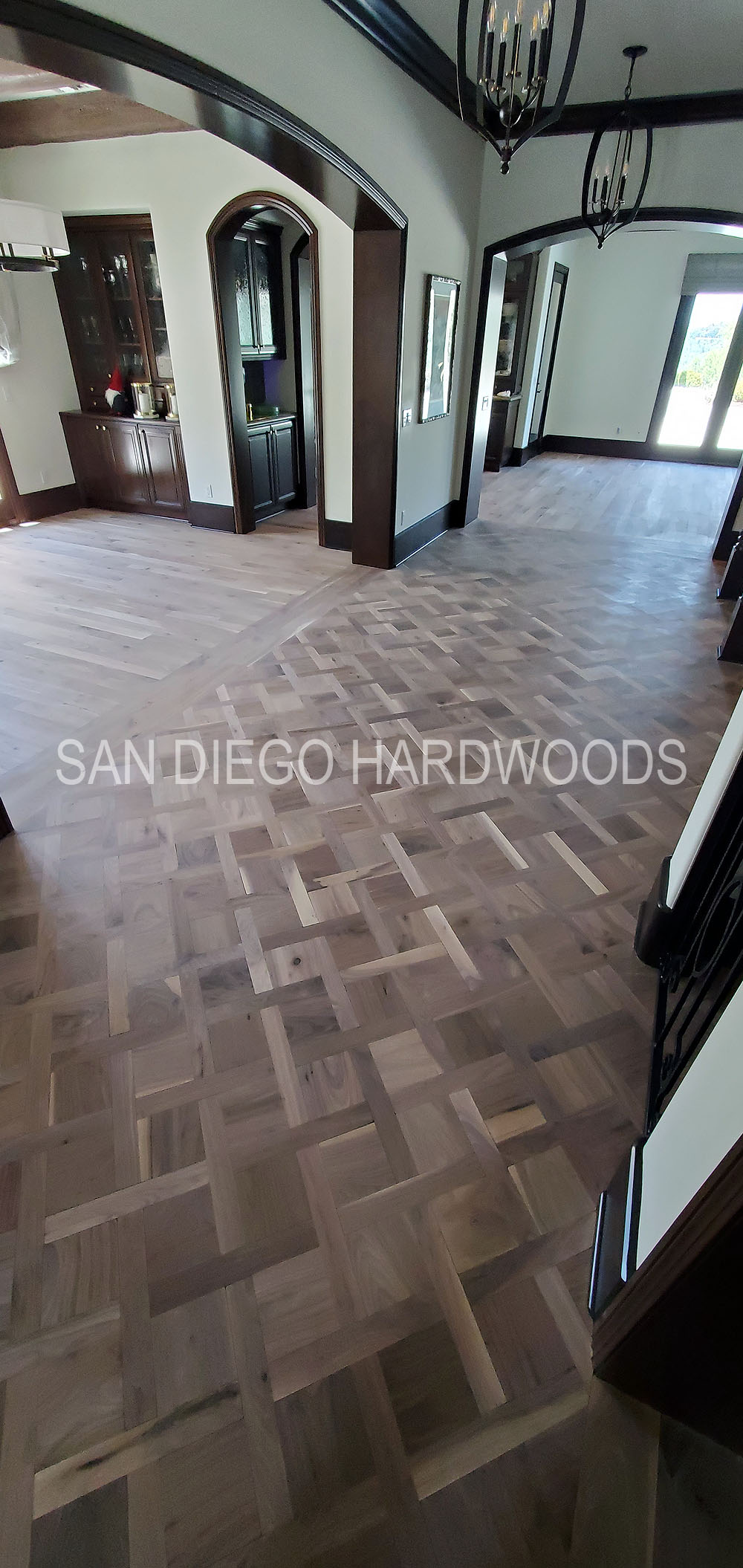 Hardwood floor refinishing and restoration in San Diego — project photo