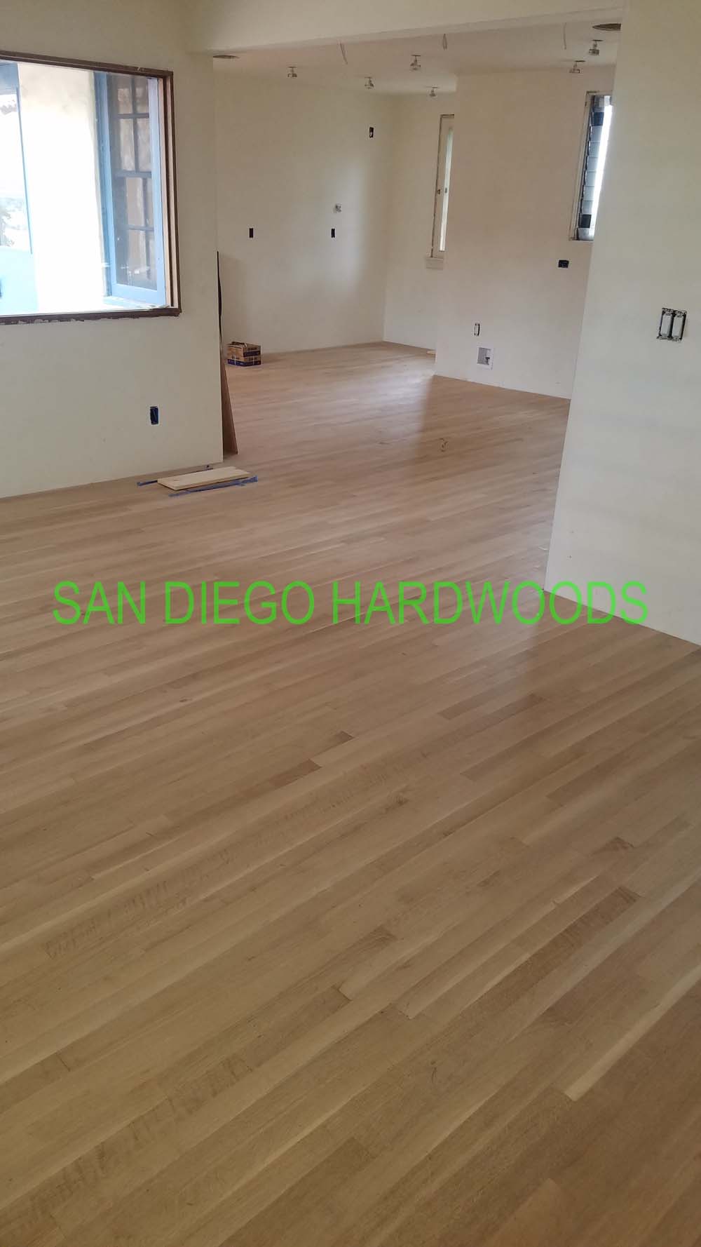 Hardwood floor refinishing and restoration in San Diego — project photo
