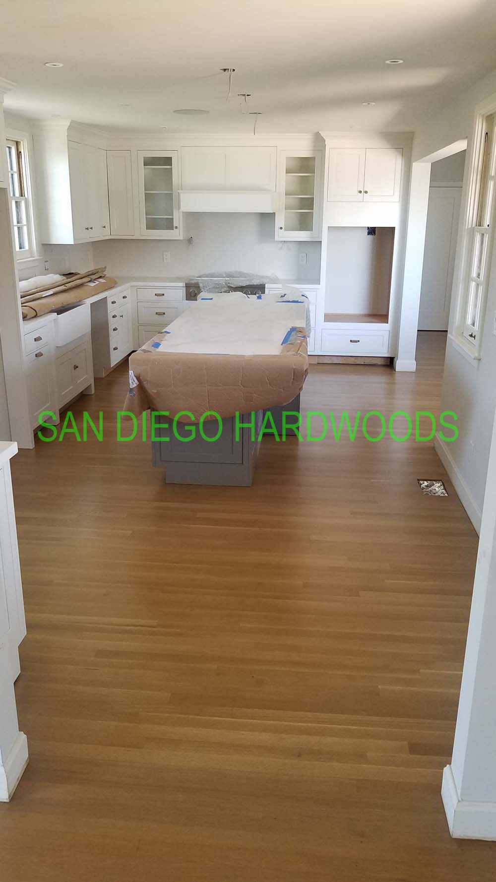 Hardwood floor refinishing and restoration in San Diego — project photo