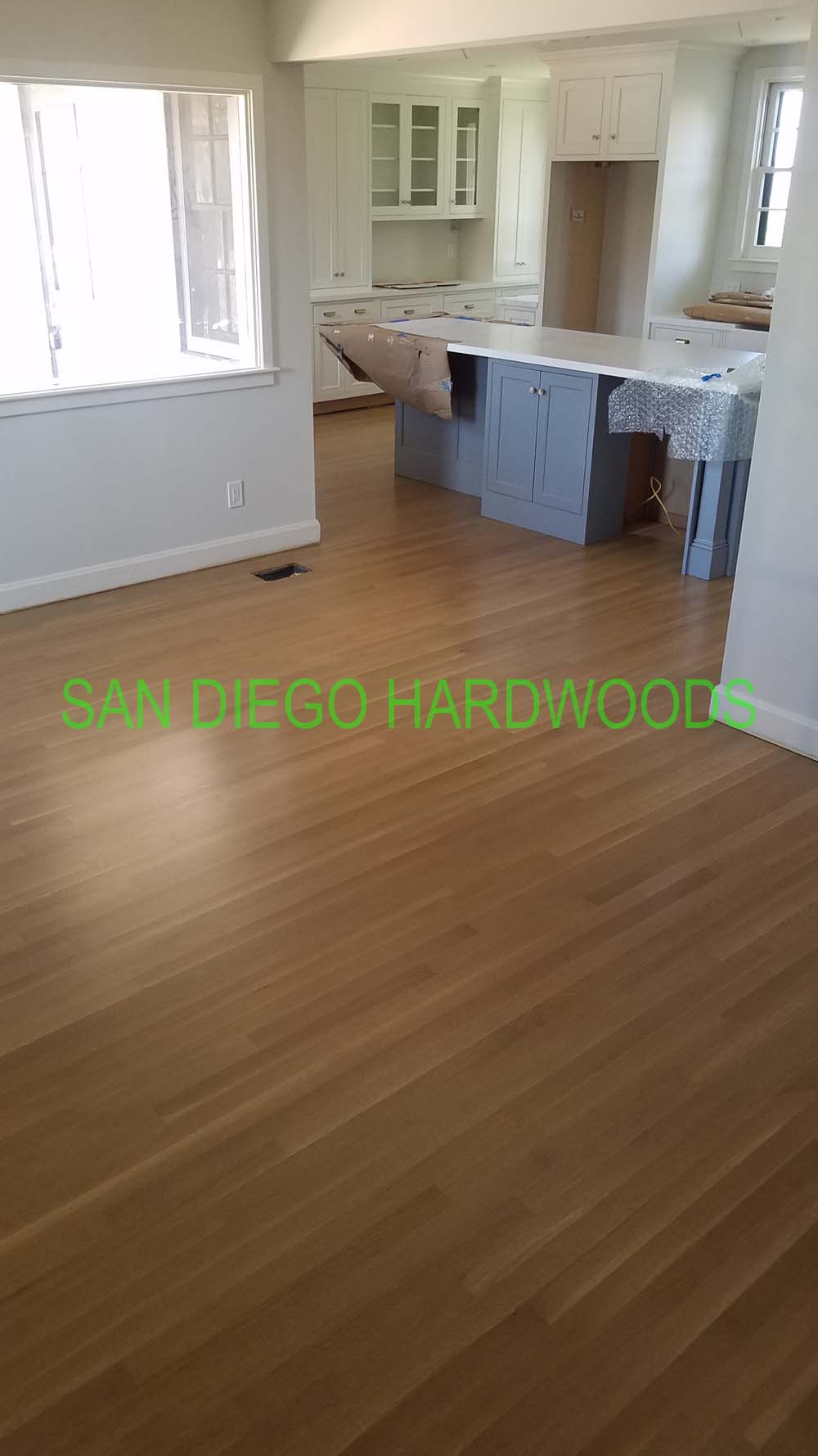 Hardwood floor refinishing and restoration in San Diego — project photo