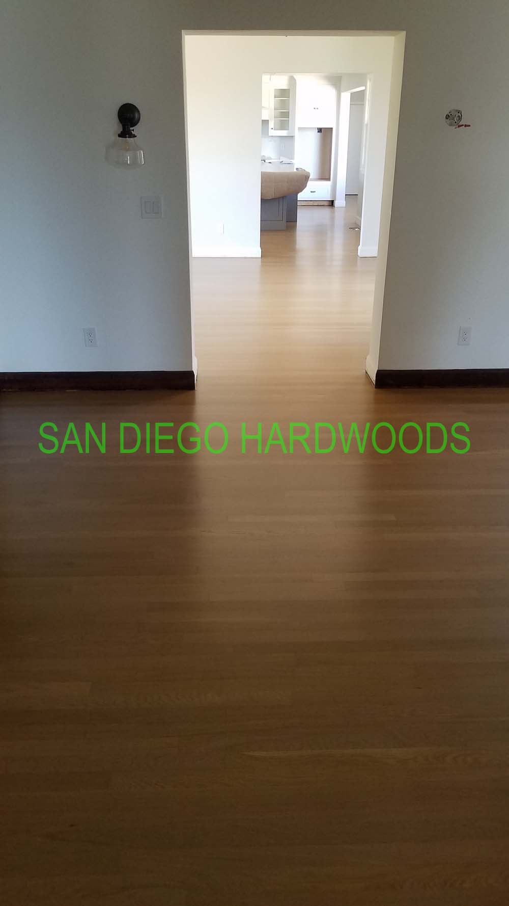 Hardwood floor refinishing and restoration in San Diego — project photo