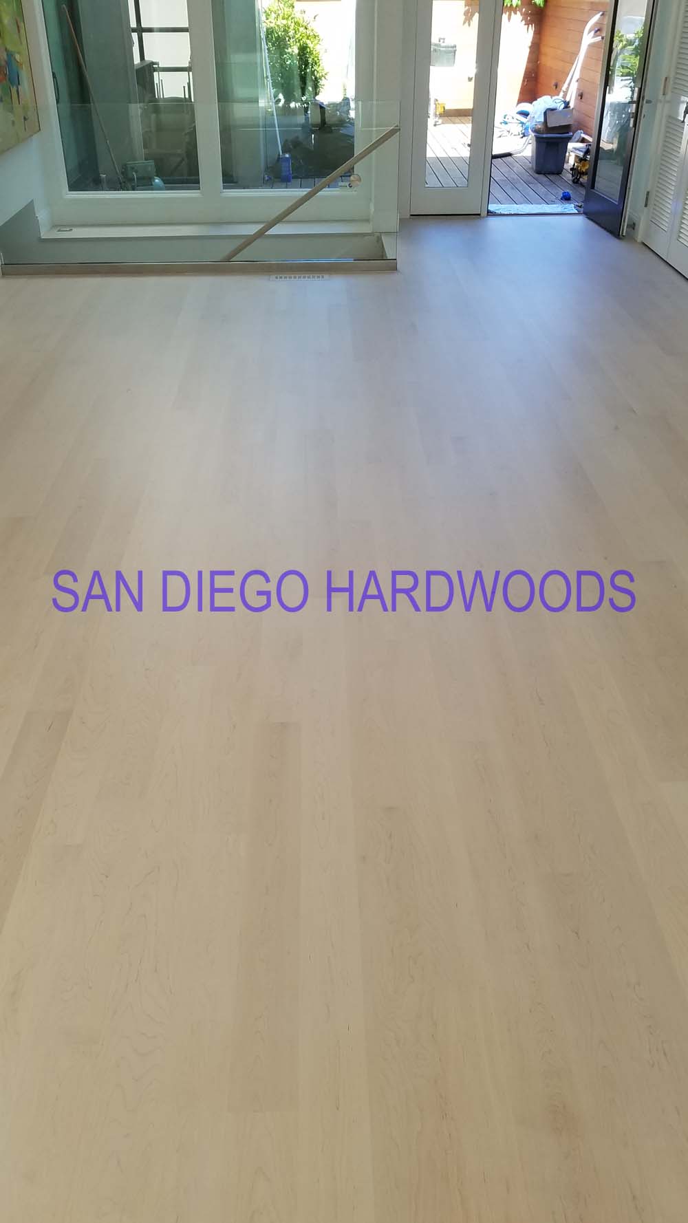 Hardwood floor refinishing and restoration in San Diego — project photo