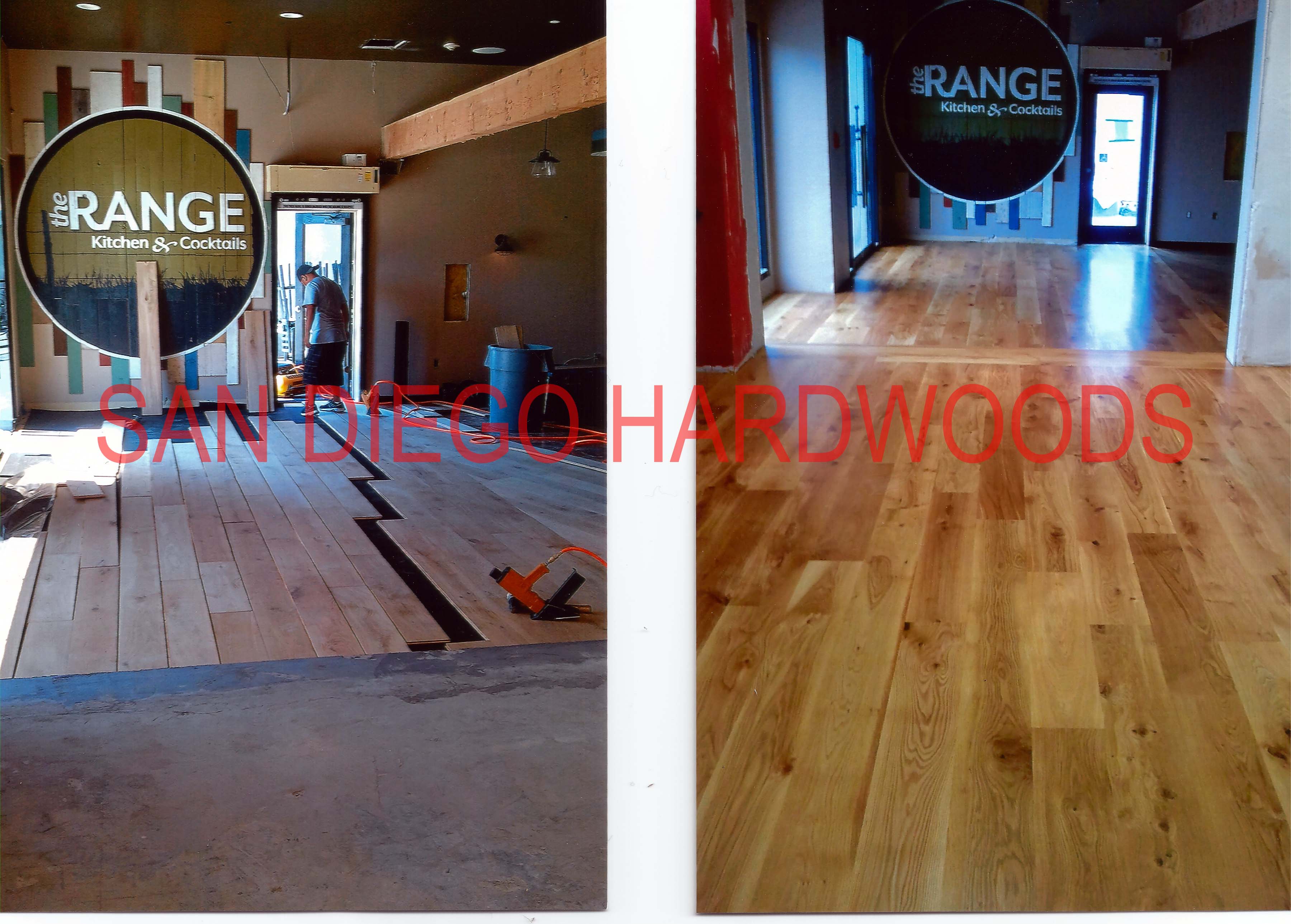 Hardwood floor refinishing and restoration in San Diego — project photo
