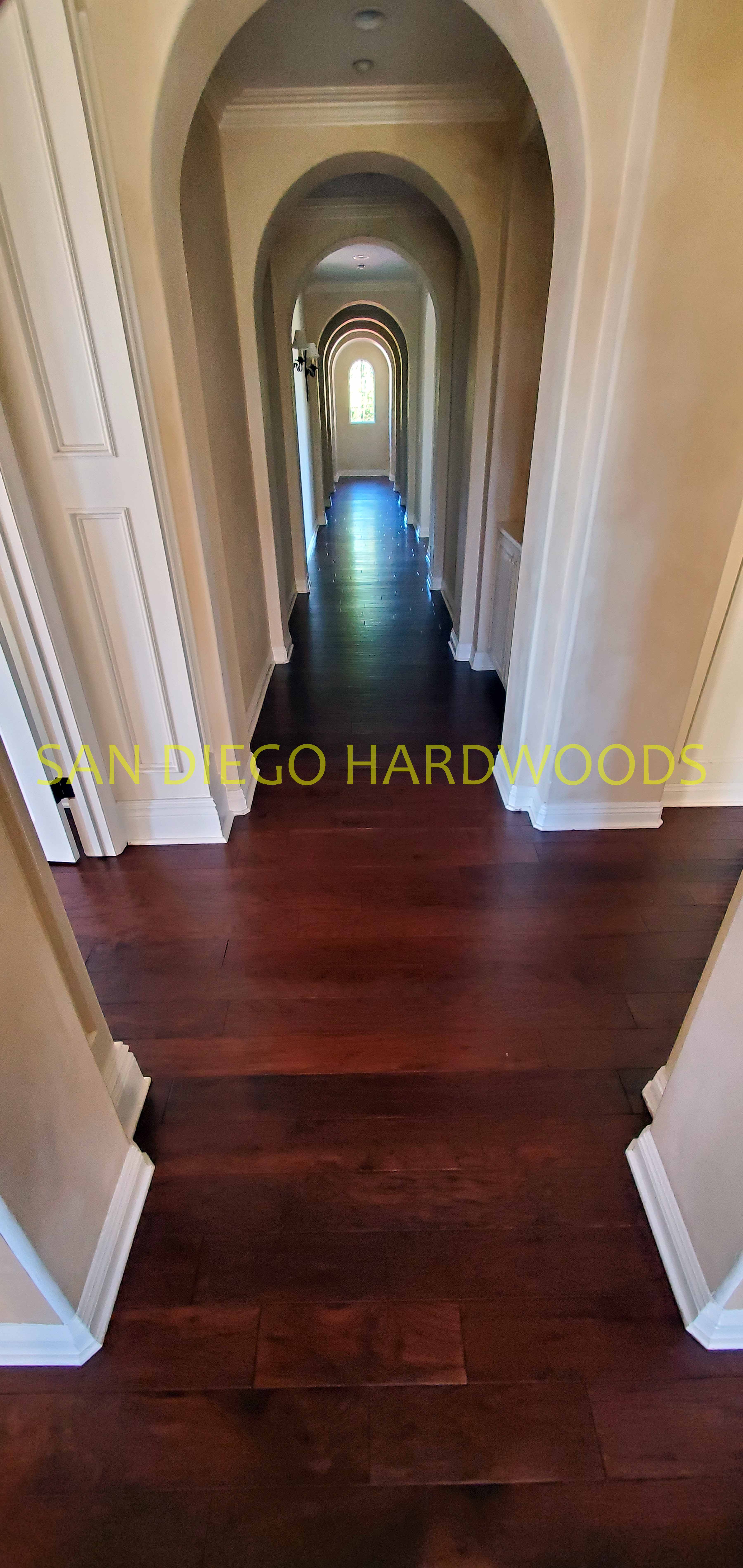 Hardwood floor refinishing and restoration in San Diego — project photo