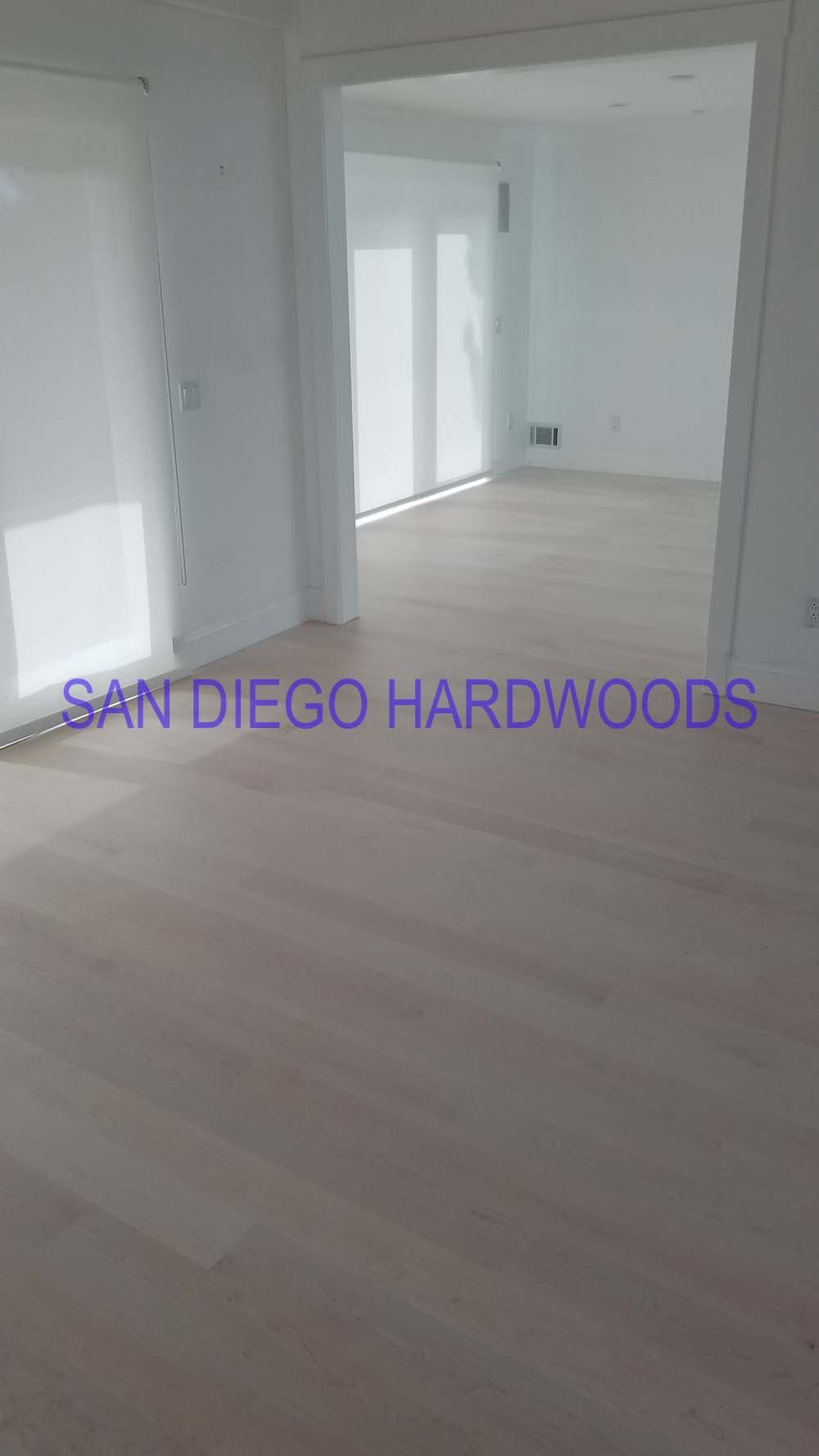 Hardwood floor refinishing and restoration in San Diego — project photo