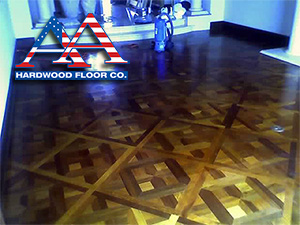 Hardwood floor refinishing and restoration in San Diego — project photo