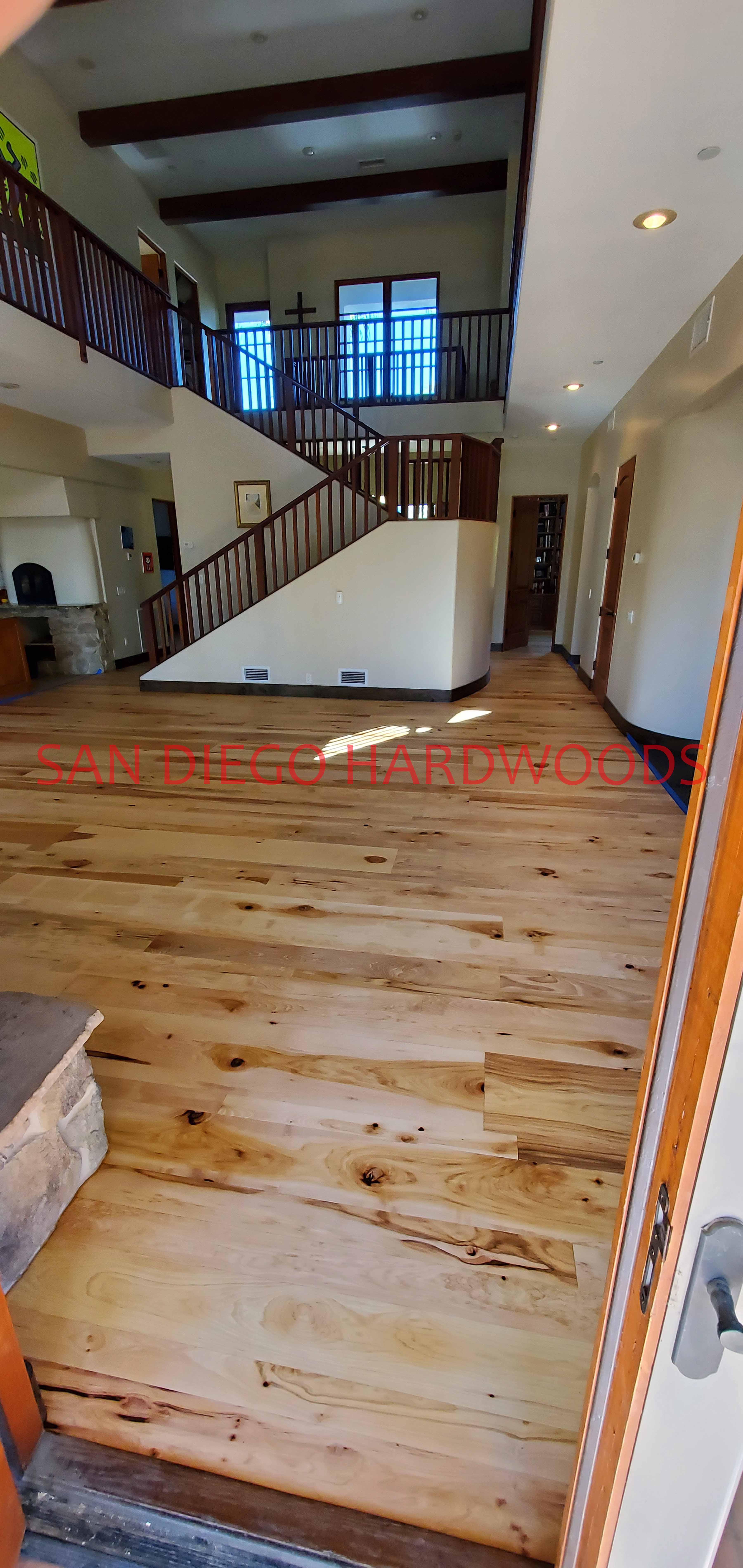 Hardwood floor refinishing and restoration in San Diego — project photo
