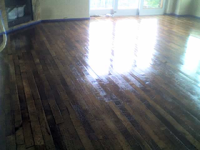 Hardwood floor refinishing and restoration in San Diego — project photo