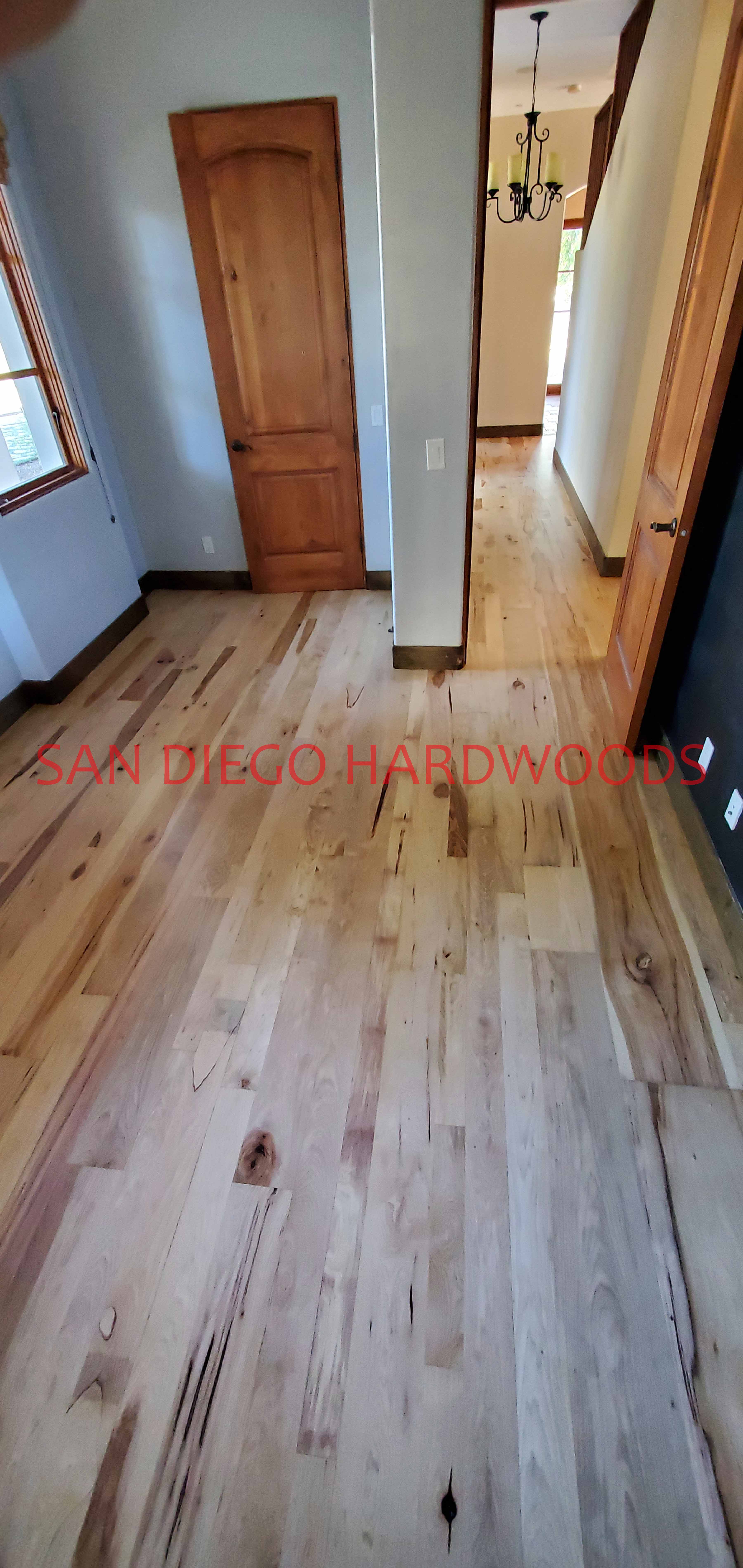 Hardwood floor refinishing and restoration in San Diego — project photo