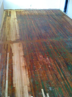 Hardwood floor refinishing and restoration in San Diego — project photo