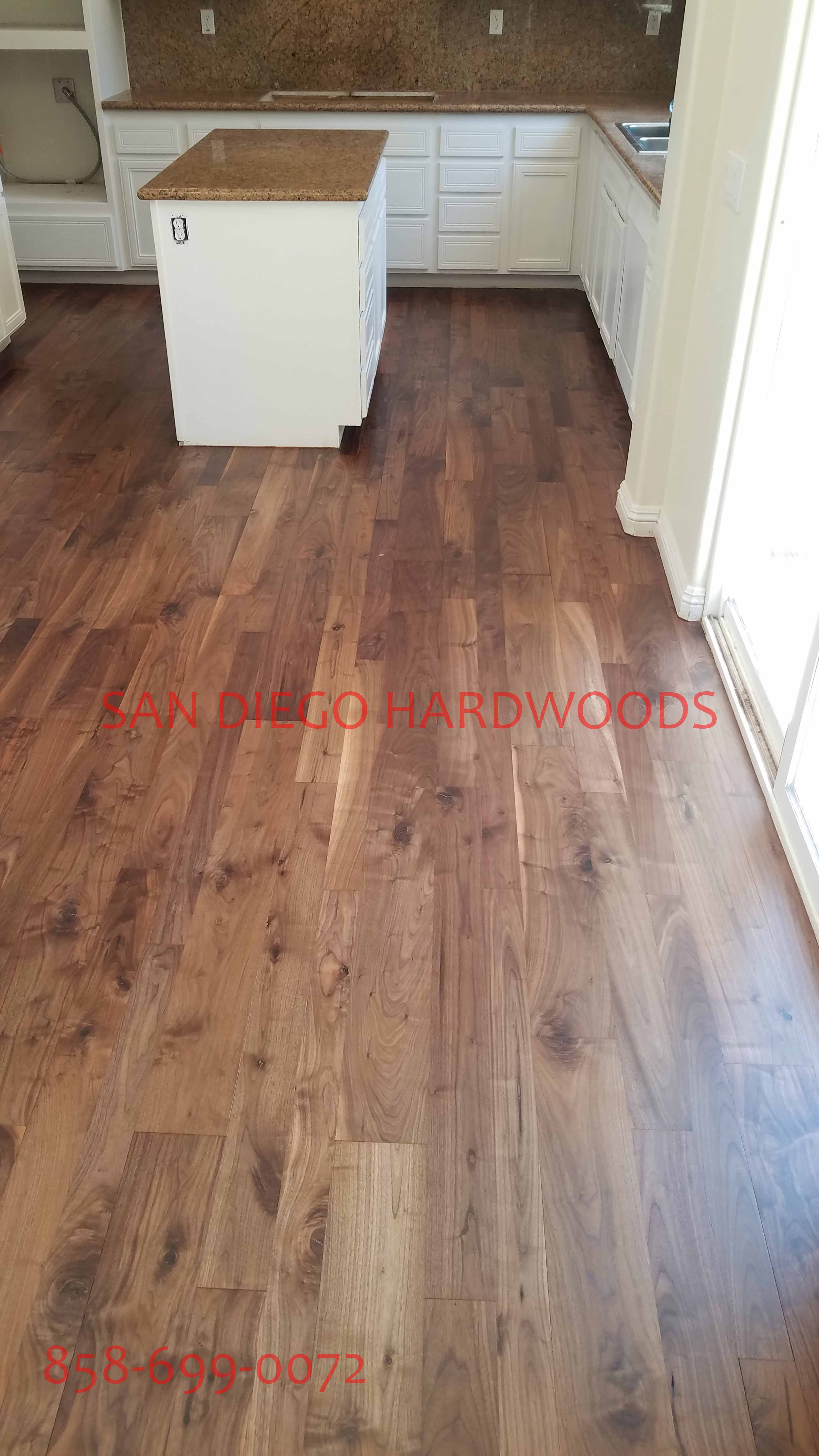 Hardwood floor refinishing and restoration in San Diego — project photo