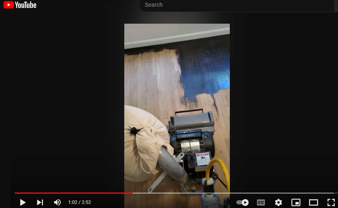 Hardwood floor refinishing and restoration in San Diego — project photo